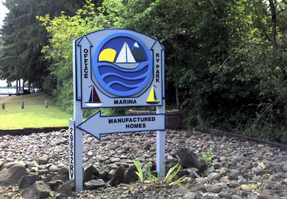 Fern Ridge Shores Sign